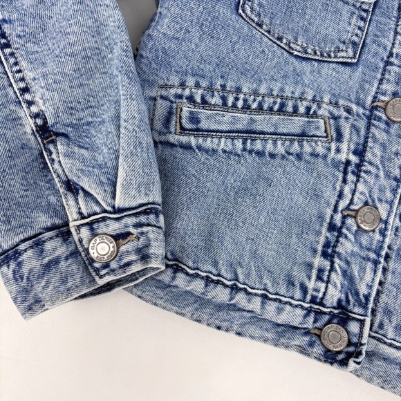 GAP | Kids Sherpa Icon Blue Denim Jean Jacket | Size L - Picture 4 of 8